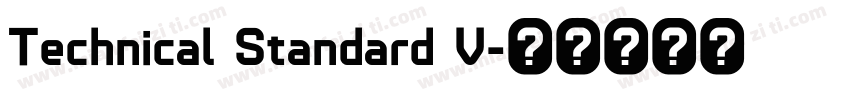 Technical Standard V字体转换
